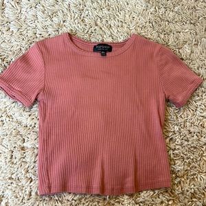 Top shop pink shirt